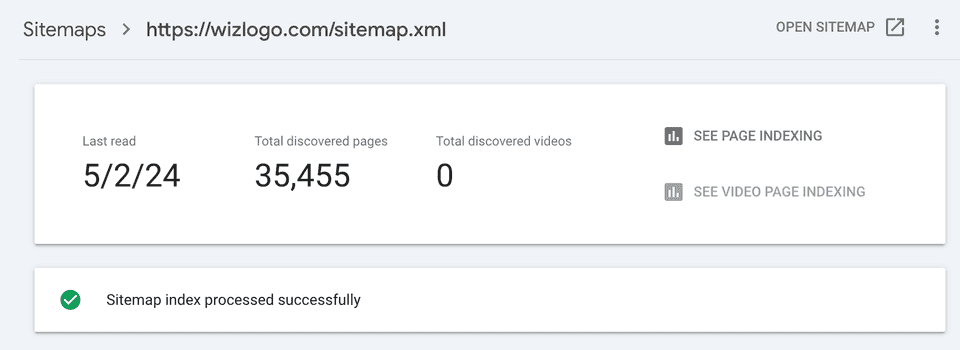 Wizlogo Sitemap Index